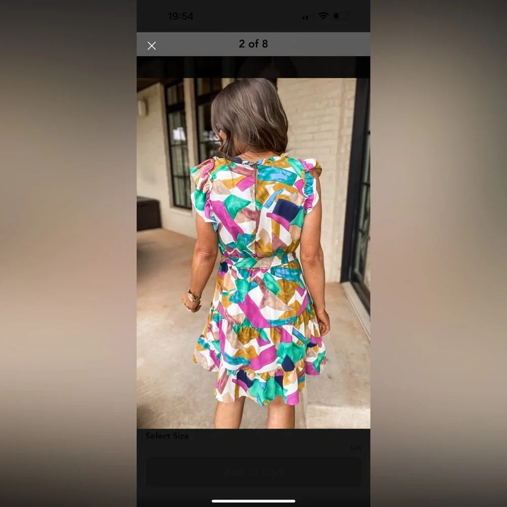 Multicolored Dress - Picture 5 of 5